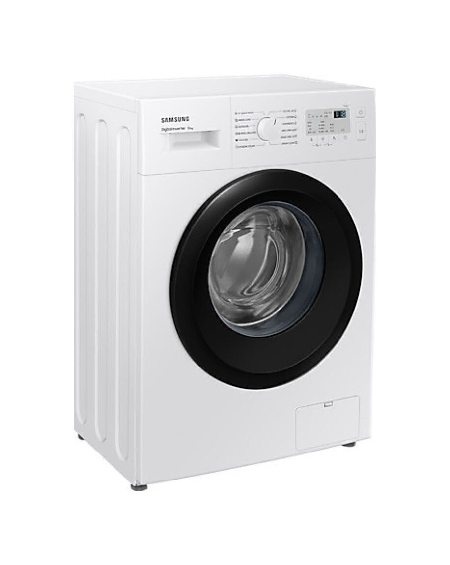 Samsung WW60A3120BH/LE Lavatrice a libera installazione, carica frontale, 6 kg, 1200 giri, Classe C, Bianca