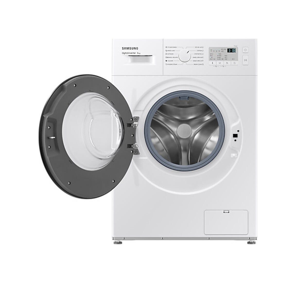 Samsung WW60A3120BH/LE Lavatrice a libera installazione, carica frontale, 6 kg, 1200 giri, Classe C, Bianca