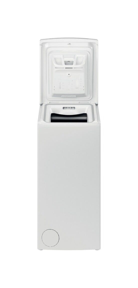 Whirlpool TDLR 6040S EU/N Lavatrice a libera installazione, carica dall'alto, 6 kg, 6th Sense, Colours 15°, Programma Rapido 30', Bianco