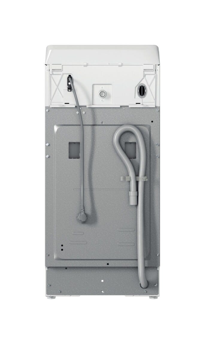 Whirlpool TDLR 6040S EU/N Lavatrice a libera installazione, carica dall'alto, 6 kg, 6th Sense, Colours 15°, Programma Rapido 30', Bianco
