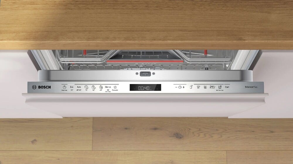 Bosch SMH6ECX21E serie 6 Lavastoviglie integrata totale cm. 60, 14 coperti, Efficient Dry, terzo cestello, Home Connect, classe A