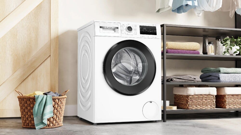 Bosch WAN28228IT Serie 4 Lavatrice a carica frontale, 8 kg, centrifuga 1400 giri/min, Sensore di carico, Iron Assist, classe A, bianco