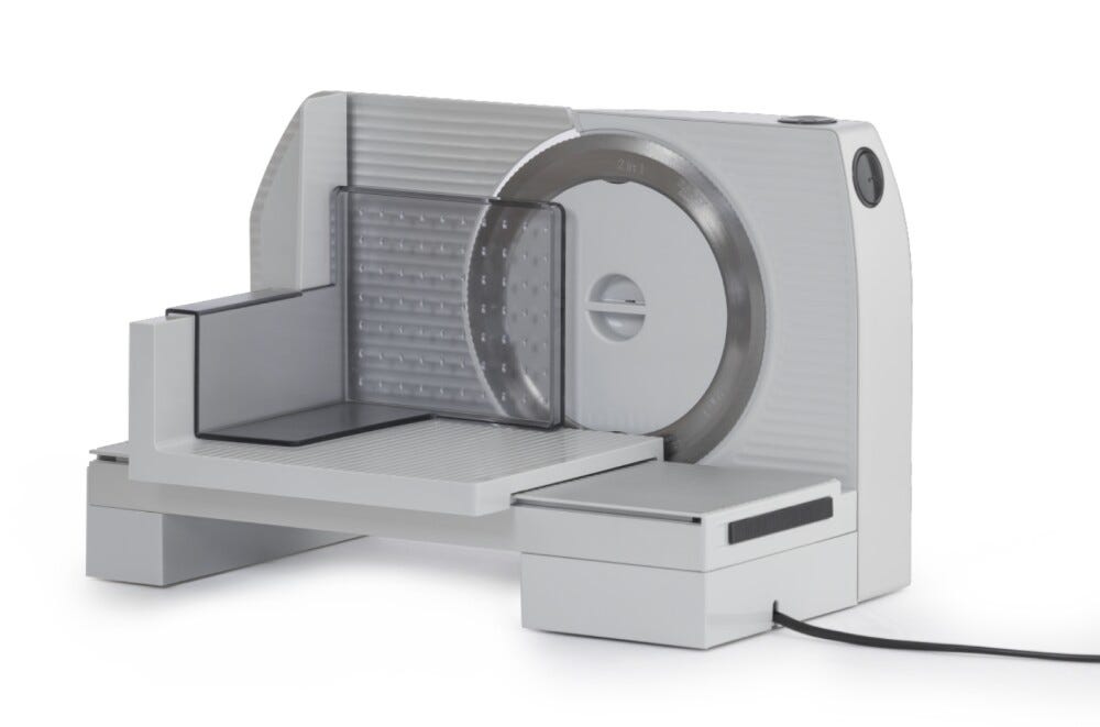 Gorenje R708A Affettatrice, 100 W, taglio regolabile 0–15 mm, grigio