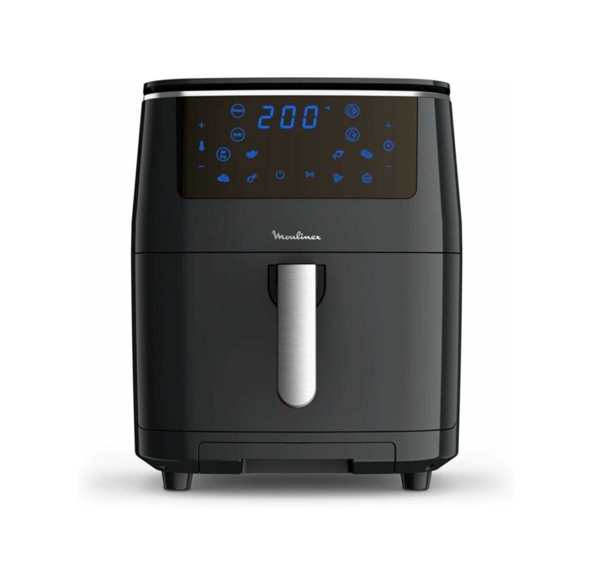 Moulinex AL201810 Easy Fry Grill & Steam Friggitrice ad aria 6.9 L, Extra Crisp, vapore e grill, nero