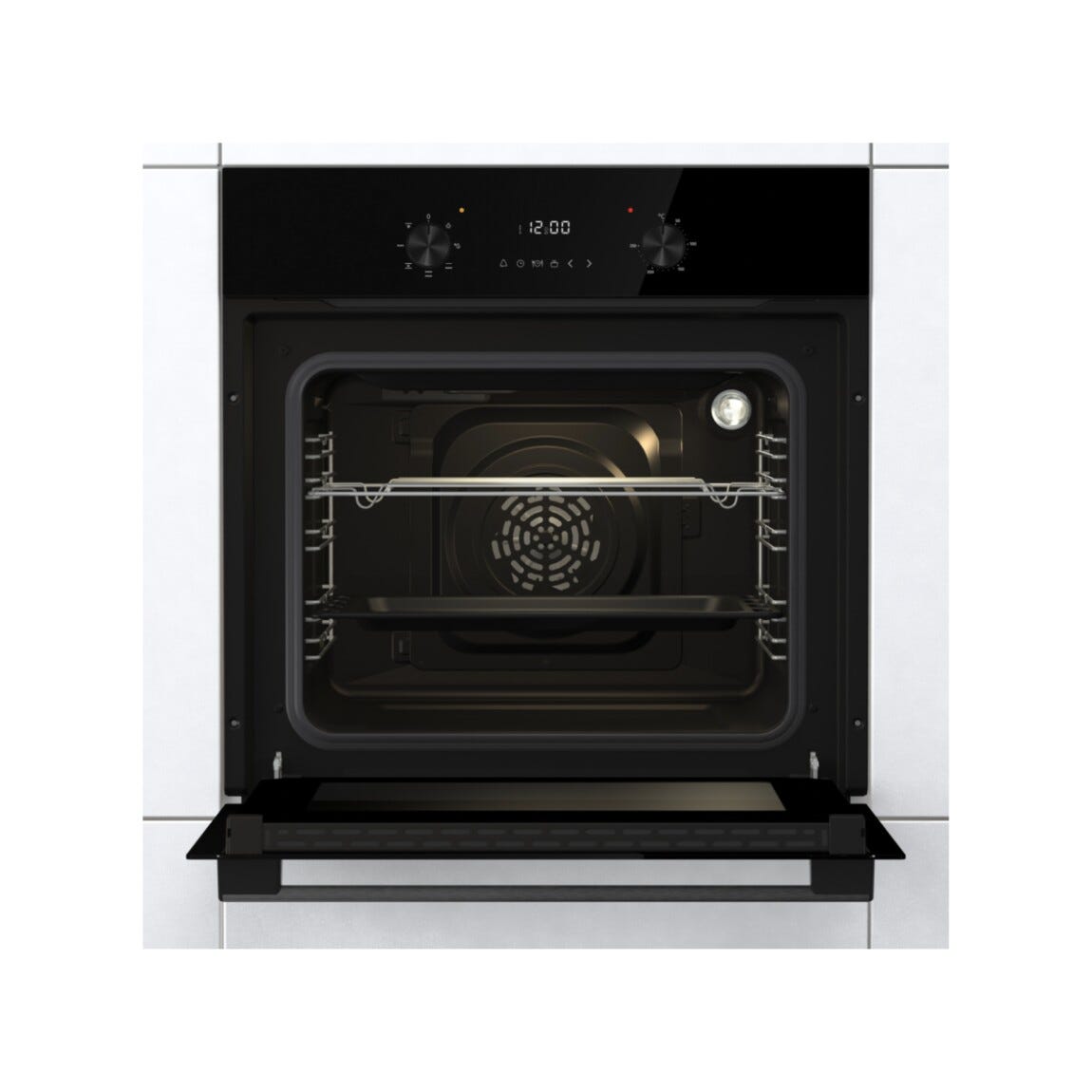 Gorenje BO6635E01BG G400 Forno elettrico multifunzione da incasso cm. 60, ventilato, capacità 77 litri, nero