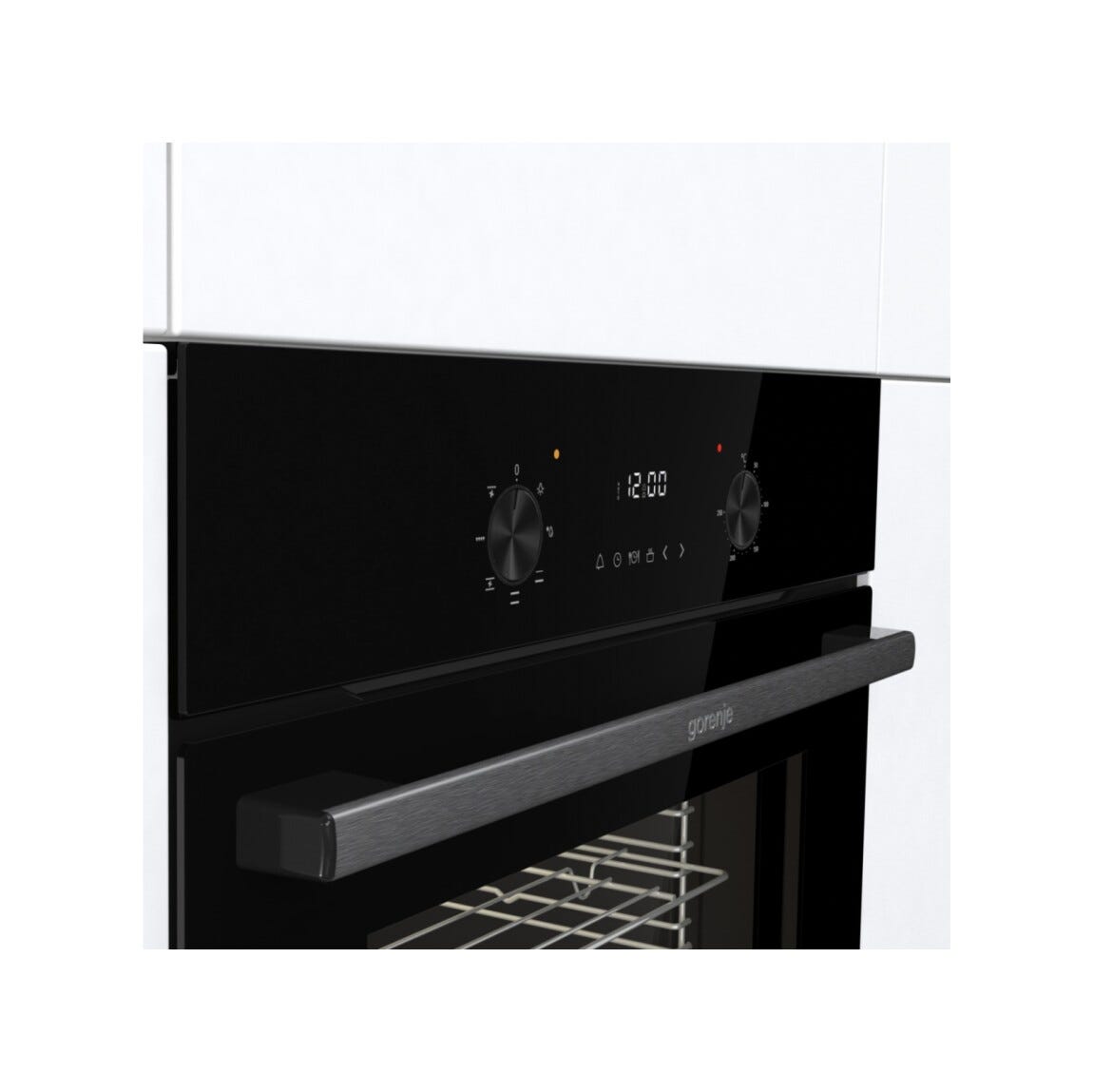 Gorenje BO6635E01BG G400 Forno elettrico multifunzione da incasso cm. 60, ventilato, capacità 77 litri, nero