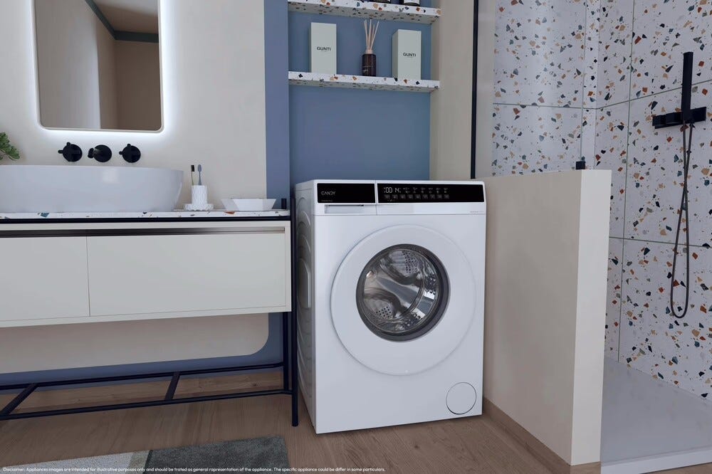 Candy EY 27S7-S ProWash 100 Lavatrice Candy 7 kg, 1200 rpm, Inverter BPM, 12 programmi, classe energetica A, bianco
