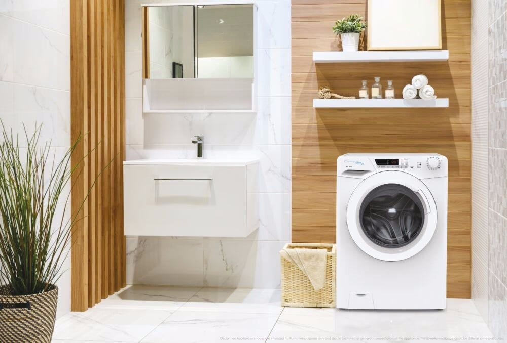 Candy HE 1284TWM6/1-S Lavatrice Candy 8 kg, 1200 rpm, Inverter BPM, Wi‑Fi + Bluetooth, classe E, bianco
