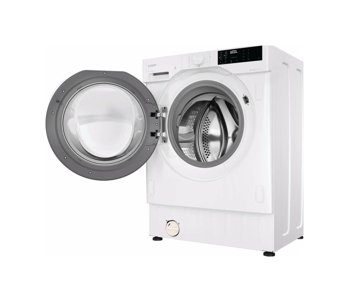 Candy BC4S495M4D8-S ProWash&Dry 400 Lavasciuga Candy 9 kg lavaggio / 5 kg asciugatura, 1400 rpm, Inverter BPM, Wi‑Fi + Bluetooth, bianco