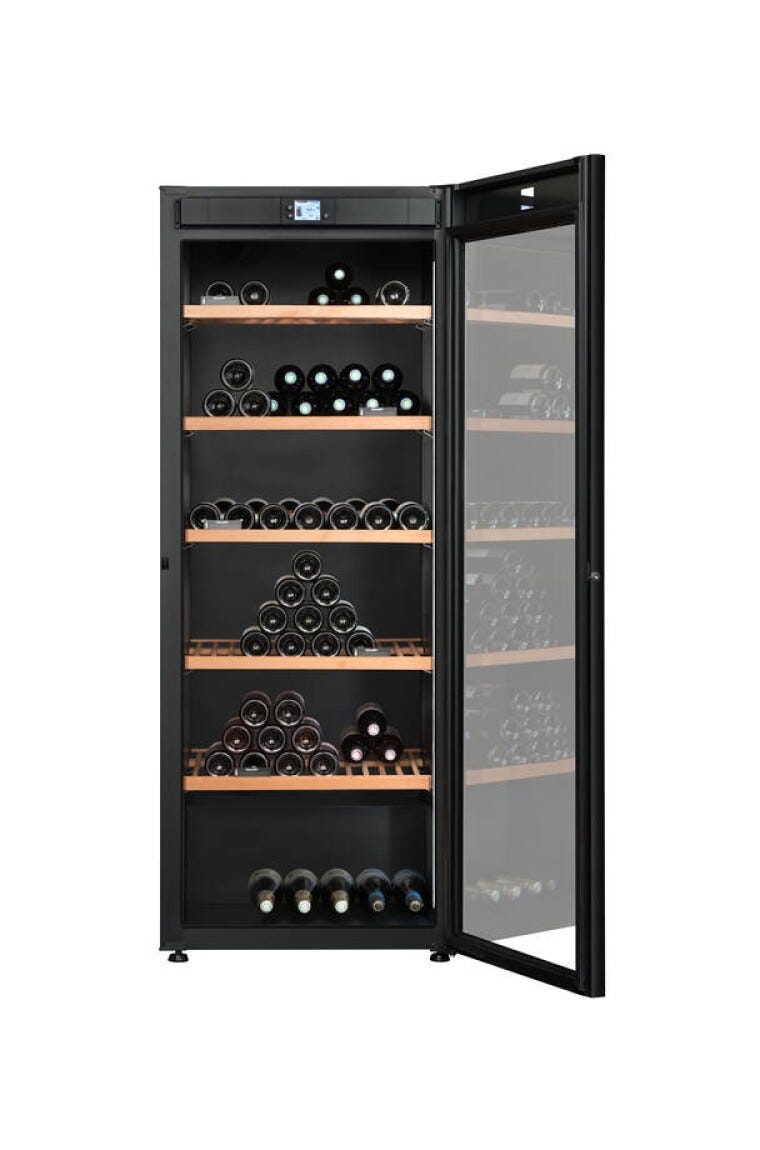 Avintage DIVA265 Cantina vini 264 bottiglie, 3 zone, controllo Vinotag, filtro a carbone, nero