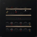AEG AWCD280B6B Perfect Shelving 8000 Cantina vini da incasso cm. 60, altezza 59, 26 bottiglie, Dual Zone, nero