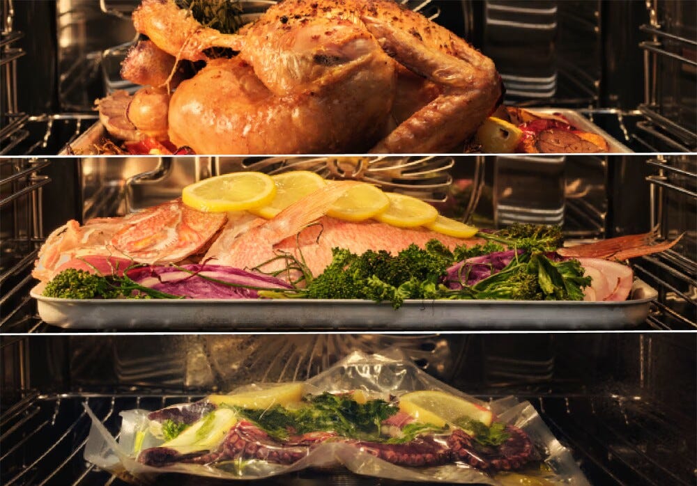AEG NBP8S731AB serie 8000 Forno a vapore multifunzione cm. 60, 70 litri, Connettività Wi-Fi, AI TasteAssist, termosonda, classe A++, nero