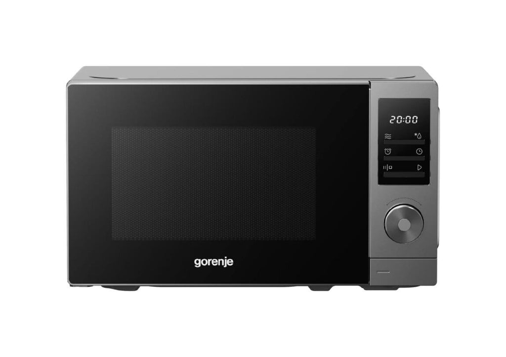 Gorenje MO20A3T4 Forno a microonde cm. 44, capacità 20 litri, 700 W, 5 livelli, AutoMenu, AquaClean, grigio/nero