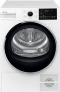 Smeg DNP09SEB Nova Care Asciugatrice a pompa di calore, cm. 60, capacità 9 kg, Tecnologia Steam Energy, bianco