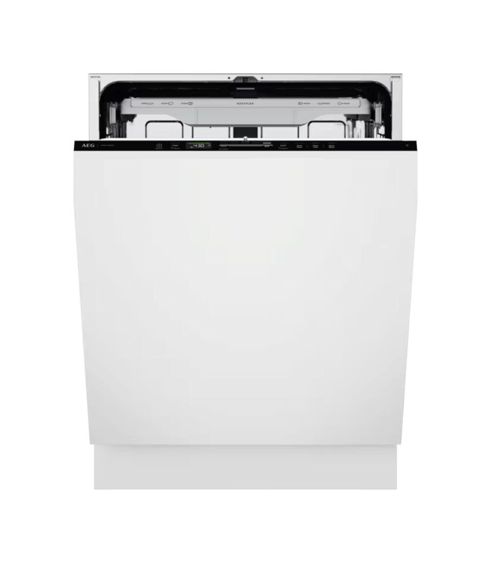AEG NG82IX20TK serie 8000 Lavastoviglie integrata totale cm. 60, 14 coperti, SuperSilent, Tecnologia AirDry, ZoneClean per lavaggio intenso, classe A
