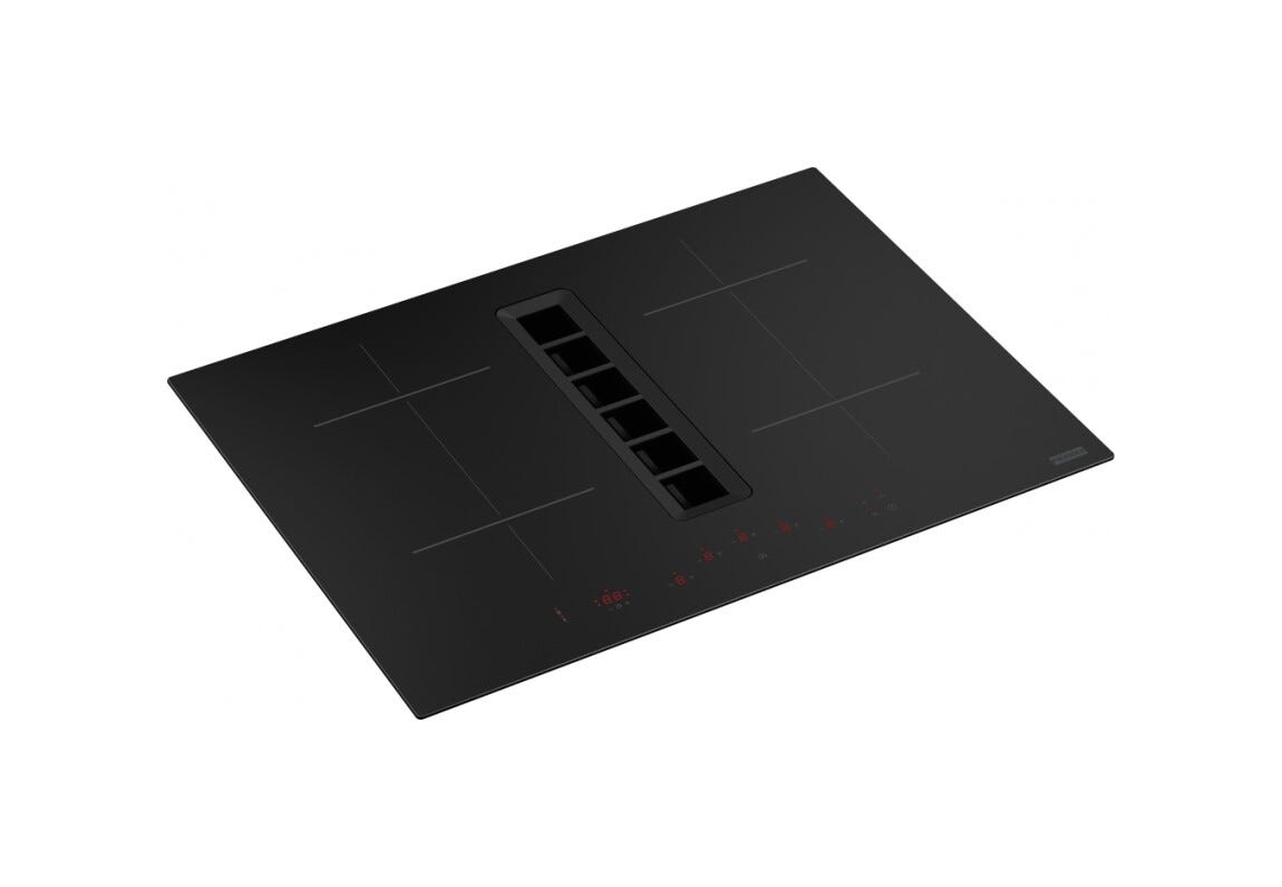 Franke FSM 7072 4RC HI SMART Piano cottura induzione cm. 70 con cappa integrata, 680 m³/h, vetro nero
