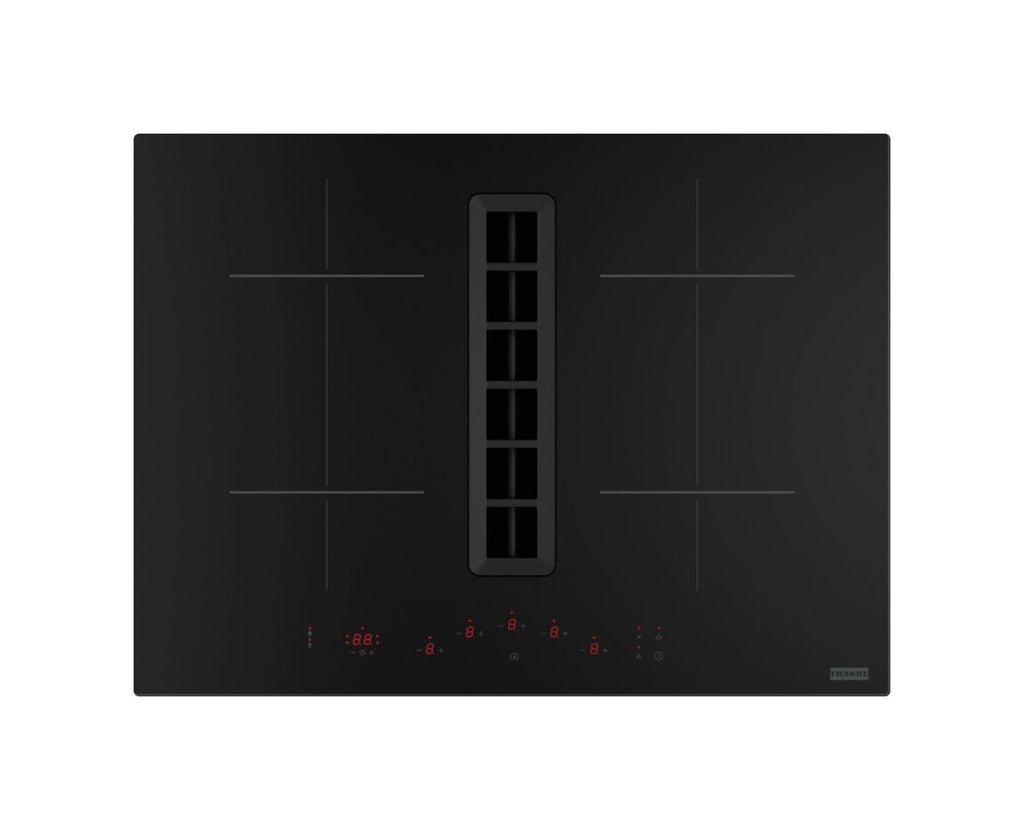Franke FSM 7072 4RC R HI SMART Piano cottura induzione cm. 70 con cappa integrata, 680 m³/h, vetro nero