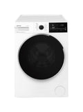 Smeg WDN064SLDIN NovaCare Lavasciuga cm. 60, lavaggio 10 kg, asciugatura 6 kg, 1400 rpm, partenza differita, Tecnologia Steam Energy, bianco, oblò nero