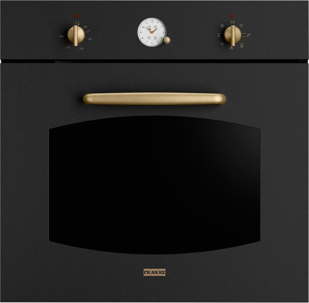 Franke FCL 86 H ON Country Flat Classic Forno elettrico multifunzione cm 60, 65 L, classe A, nero