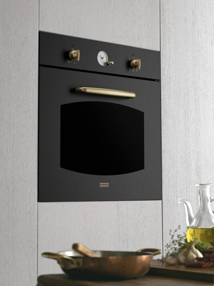 Franke FCL 86 H ON Country Flat Classic Forno elettrico multifunzione cm 60, 65 L, classe A, nero