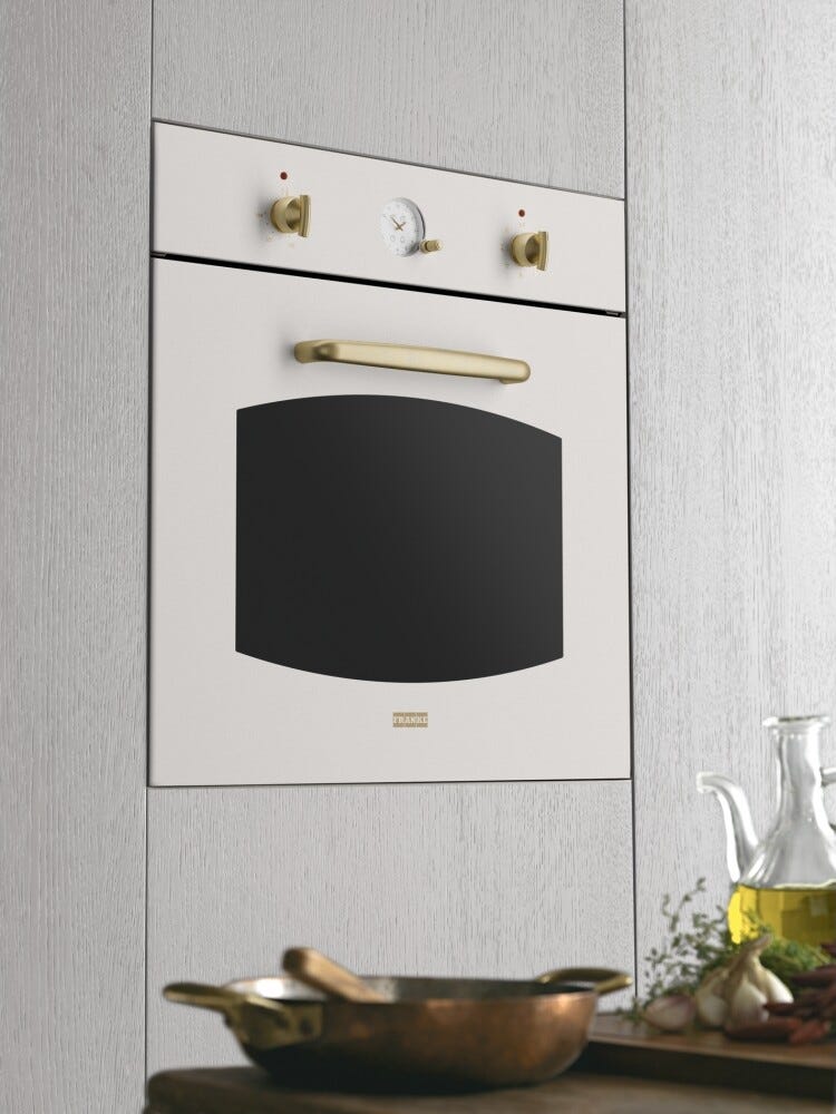 Franke FCL 86 H PW Country Flat Classic Forno elettrico multifunzione cm 60, 65 L, classe A, bianco perla