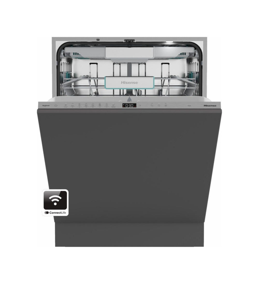 Hisense HV673B66 Hi6 Lavastoviglie da incasso cm. 60, 16 coperti, Sliding Door, AutoDry, inverter