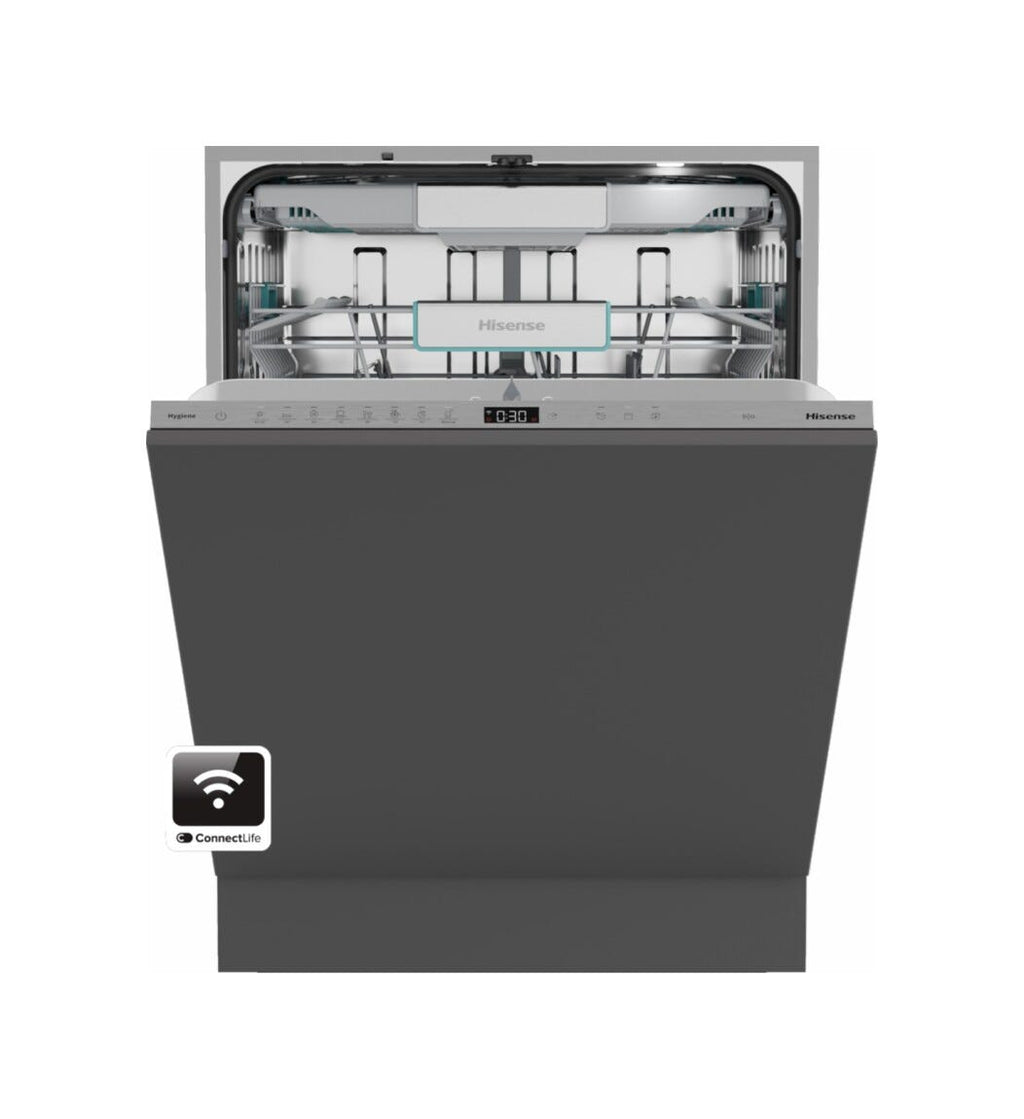 Hisense HV673B66 Hi6 Lavastoviglie da incasso cm. 60, 16 coperti, Sliding Door, AutoDry, inverter