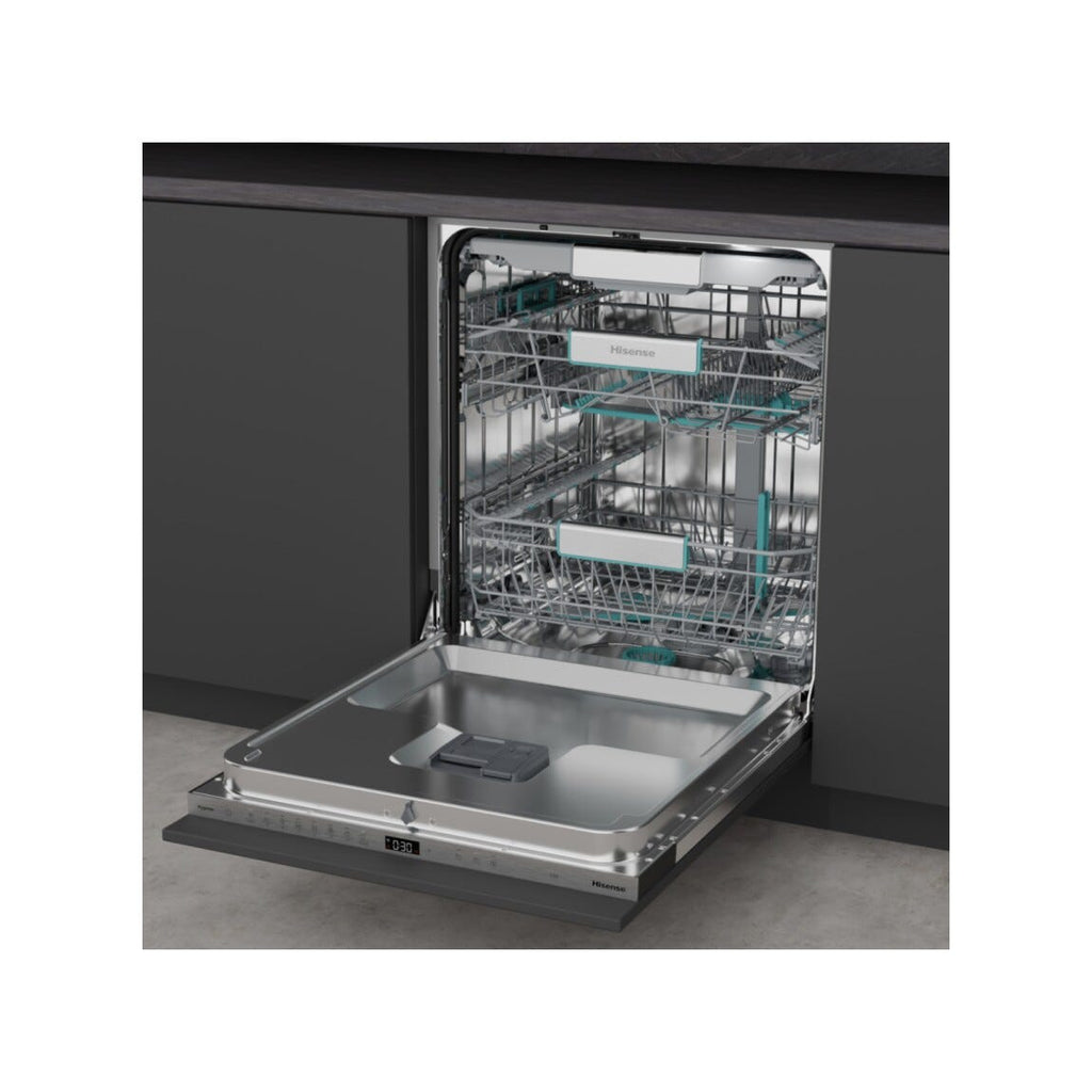 Hisense HV673B66 Hi6 Lavastoviglie da incasso cm. 60, 16 coperti, Sliding Door, AutoDry, inverter