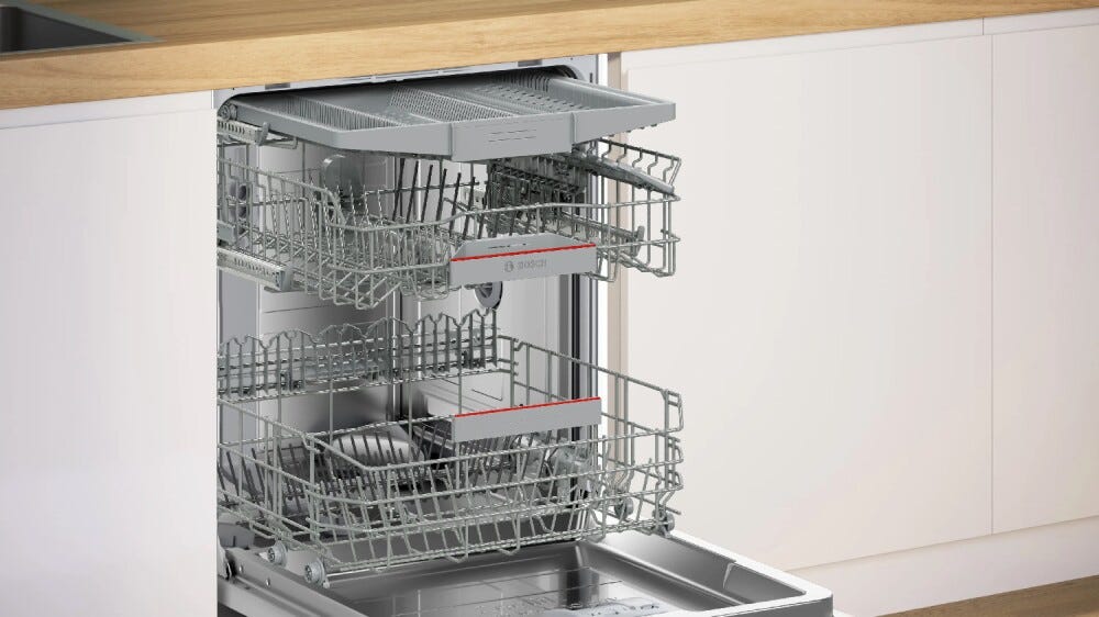 Bosch SMV6YCX07E serie 6 Lavastoviglie integrata totale cm. 60, 14 coperti, asciugatura con zeolite e EfficientDry, Home Connect, Info Light, classe A
