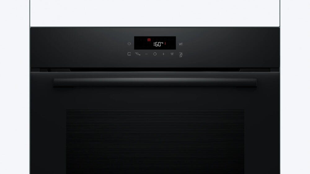 Bosch HBG571EB4 serie 2 Forno elettrico da incasso cm. 60, 71 litri, controllo touch, pirolisi + idrolisi, classe A+, nero