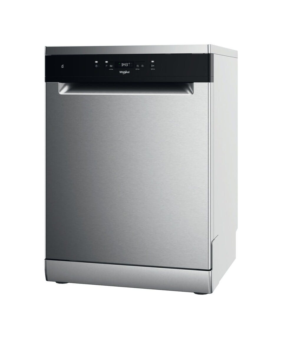 Whirlpool WH4FFC14BN6X Lavastoviglie a libera installazione cm. 60, 14 coperti, 8 programmi, 6° SENSO, NaturalDry, inox