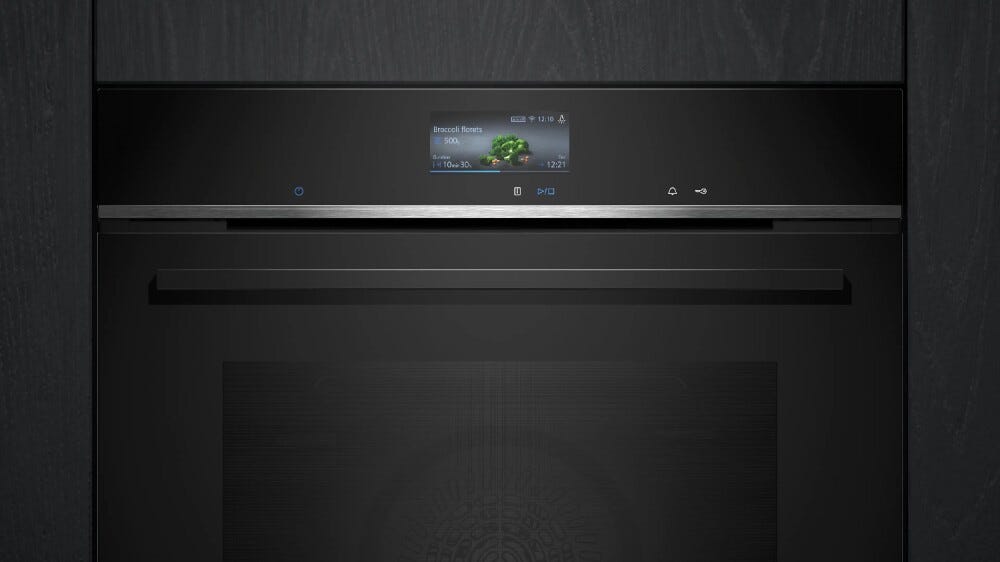 Siemens HB736G1B1 iQ700 Forno elettrico multifunzione cm. 60, 71 litri, display touchscreen, Home Connect, classe A+, nero