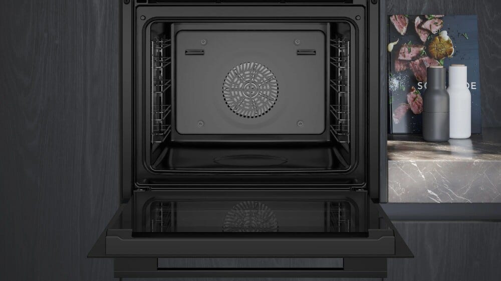 Siemens HB736G1B1 iQ700 Forno elettrico multifunzione cm. 60, 71 litri, display touchscreen, Home Connect, classe A+, nero