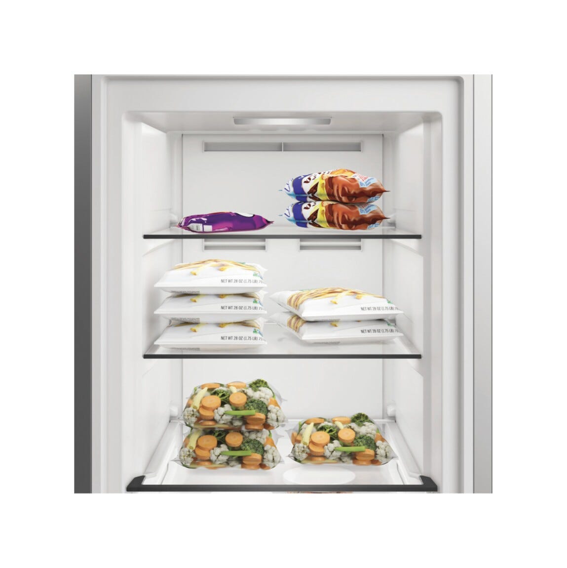 Whirlpool WHMFF 6312 W4E Congelatore a libera installazione cm. 60, capacità 286 litri, Congelamento rapido, drenaggio acqua, bianco