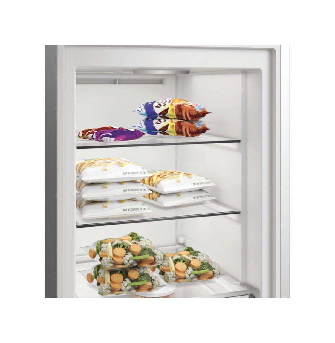 Whirlpool WHMFF 6312 W4E Congelatore a libera installazione cm. 60, capacità 286 litri, Congelamento rapido, drenaggio acqua, bianco