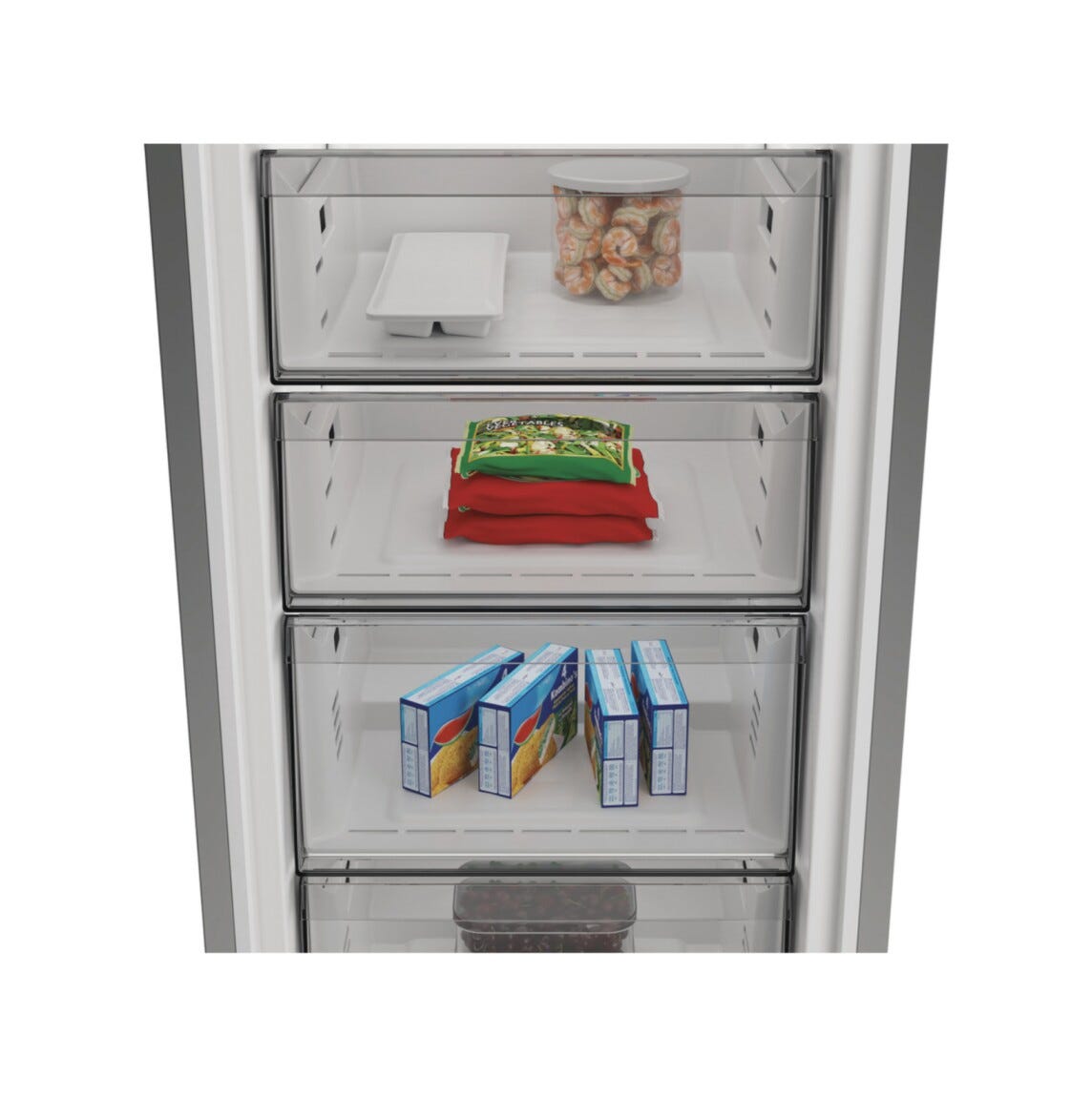 Whirlpool WHMFF 6312 W4E Congelatore a libera installazione cm. 60, capacità 286 litri, Congelamento rapido, drenaggio acqua, bianco