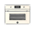 Bertazzoni FHER4077MTAX3 Heritage Forno microonde combinato 38 L, display TFT full touch, 7 funzioni, 15 programmi preimpostati, avorio / inox