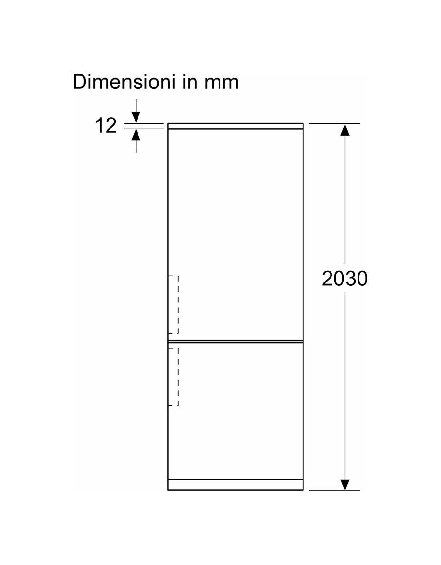 Siemens KG49NVXDG iQ300 Frigorifero con congelatore a libera installazione cm. 70, altezza 203, 440 litri, Total No Frost, dark inox