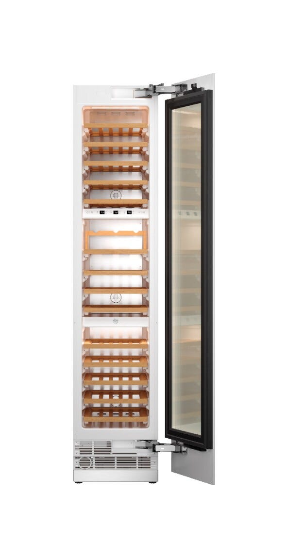 Bertazzoni RWC45S5TPRS Professional Cantina vini da incasso 45 cm, 3 zone, 68 bottiglie