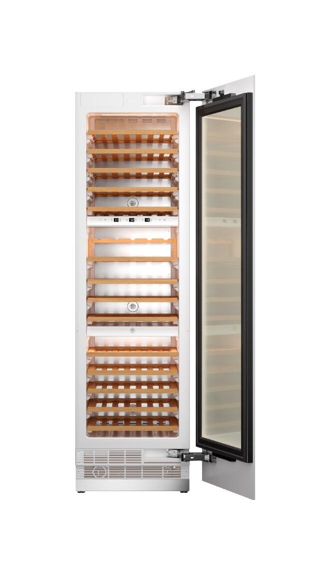 Bertazzoni RWC60S5TPNS Professional Cantina vino da incasso 60 cm, 3 zone, 100 bottiglie