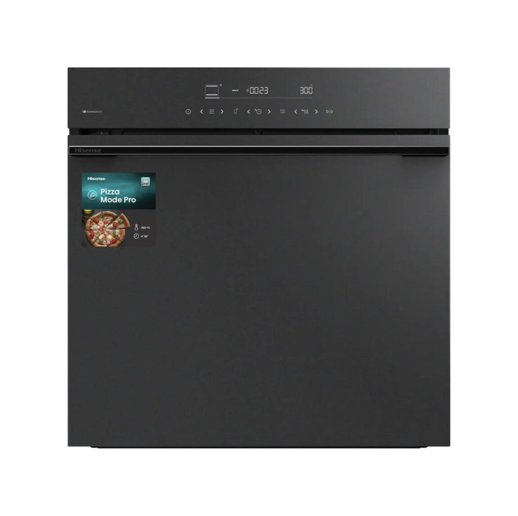 Hisense HO66MB PIZZACHEF Hi6 Forno elettrico da incasso cm. 60, capacità 78 litri, Air Fry, Pizza 350°C, Wi‑Fi, nero opaco