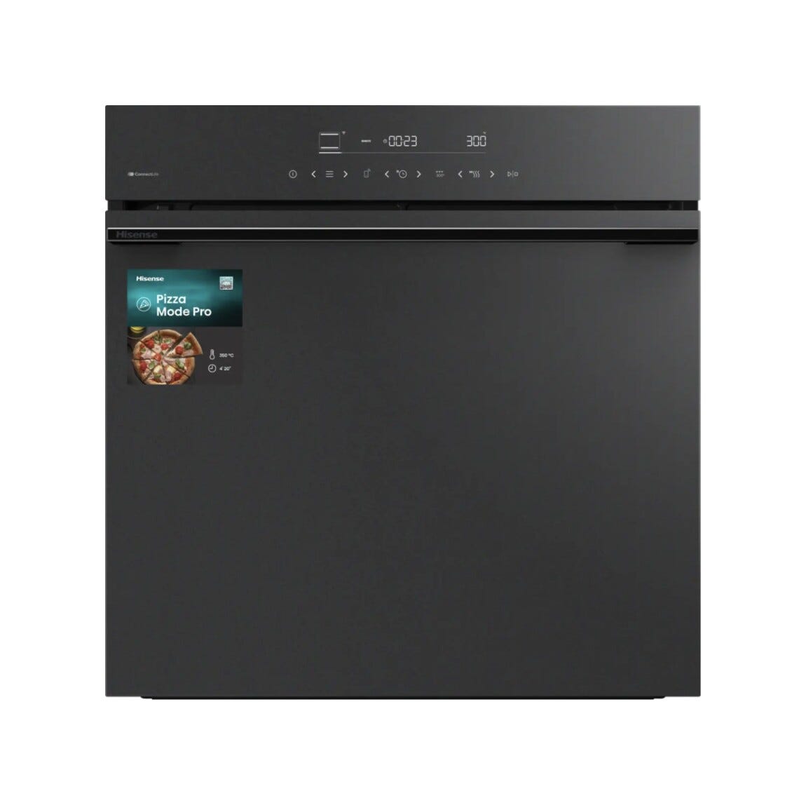 Hisense HO66MB PIZZACHEF Hi6 Forno elettrico da incasso cm. 60, capacità 78 litri, Air Fry, Pizza 350°C, Wi‑Fi, nero opaco