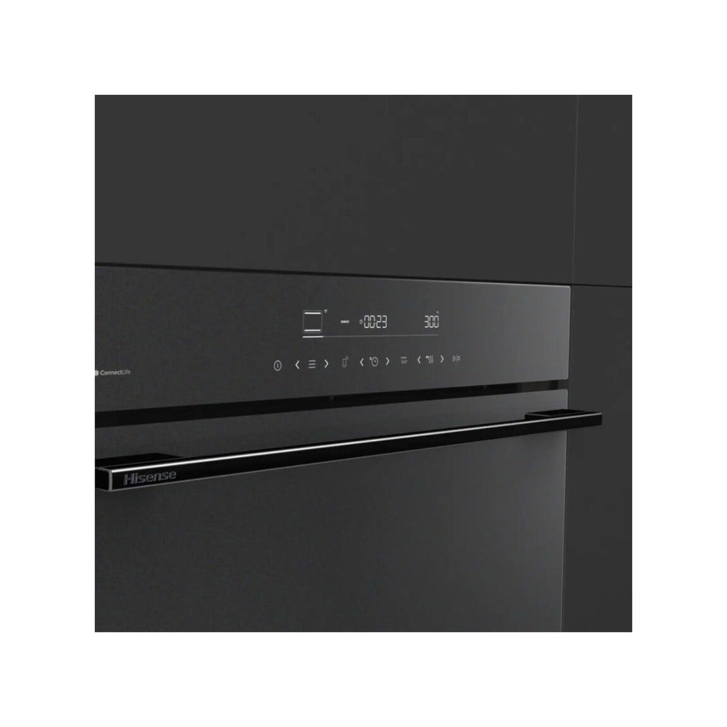 Hisense HO66MB PIZZACHEF Hi6 Forno elettrico da incasso cm. 60, capacità 78 litri, Air Fry, Pizza 350°C, Wi‑Fi, nero opaco