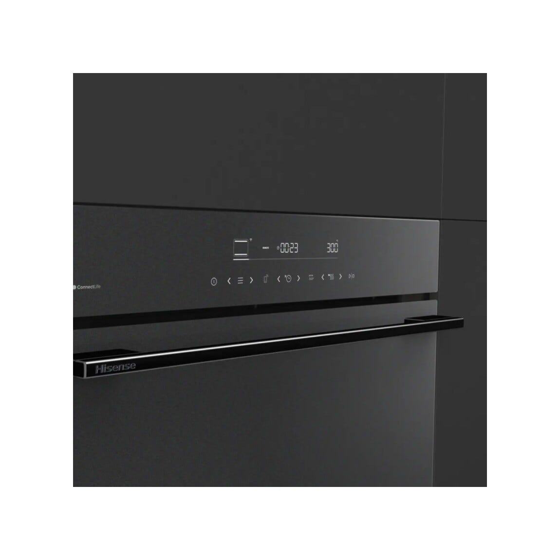 Hisense HO66MB PIZZACHEF Hi6 Forno elettrico da incasso cm. 60, capacità 78 litri, Air Fry, Pizza 350°C, Wi‑Fi, nero opaco