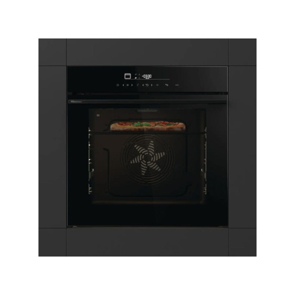 Hisense HO66F8 PizzaChef Hi6 Forno elettrico da incasso cm. 60, capacità 77 litri, Air Fry, Pizza 350°C, Wi‑Fi, nero