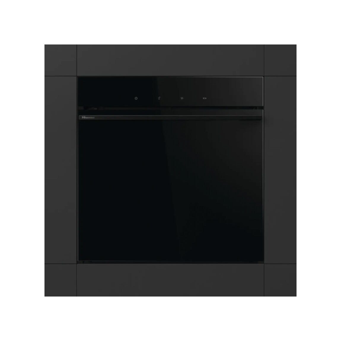 Hisense HO66F8 PizzaChef Hi6 Forno elettrico da incasso cm. 60, capacità 77 litri, Air Fry, Pizza 350°C, Wi‑Fi, nero