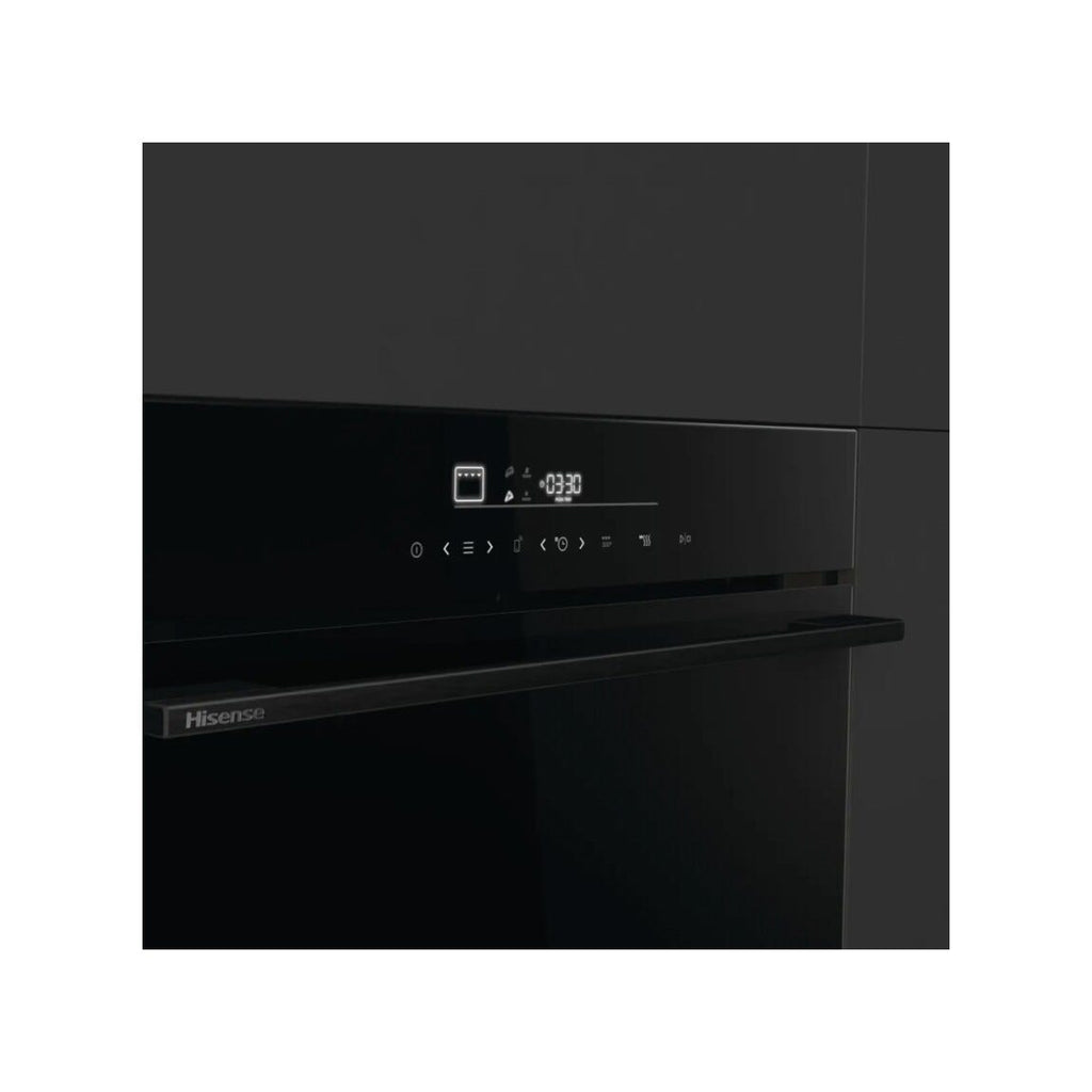 Hisense HO66F8 PizzaChef Hi6 Forno elettrico da incasso cm. 60, capacità 77 litri, Air Fry, Pizza 350°C, Wi‑Fi, nero
