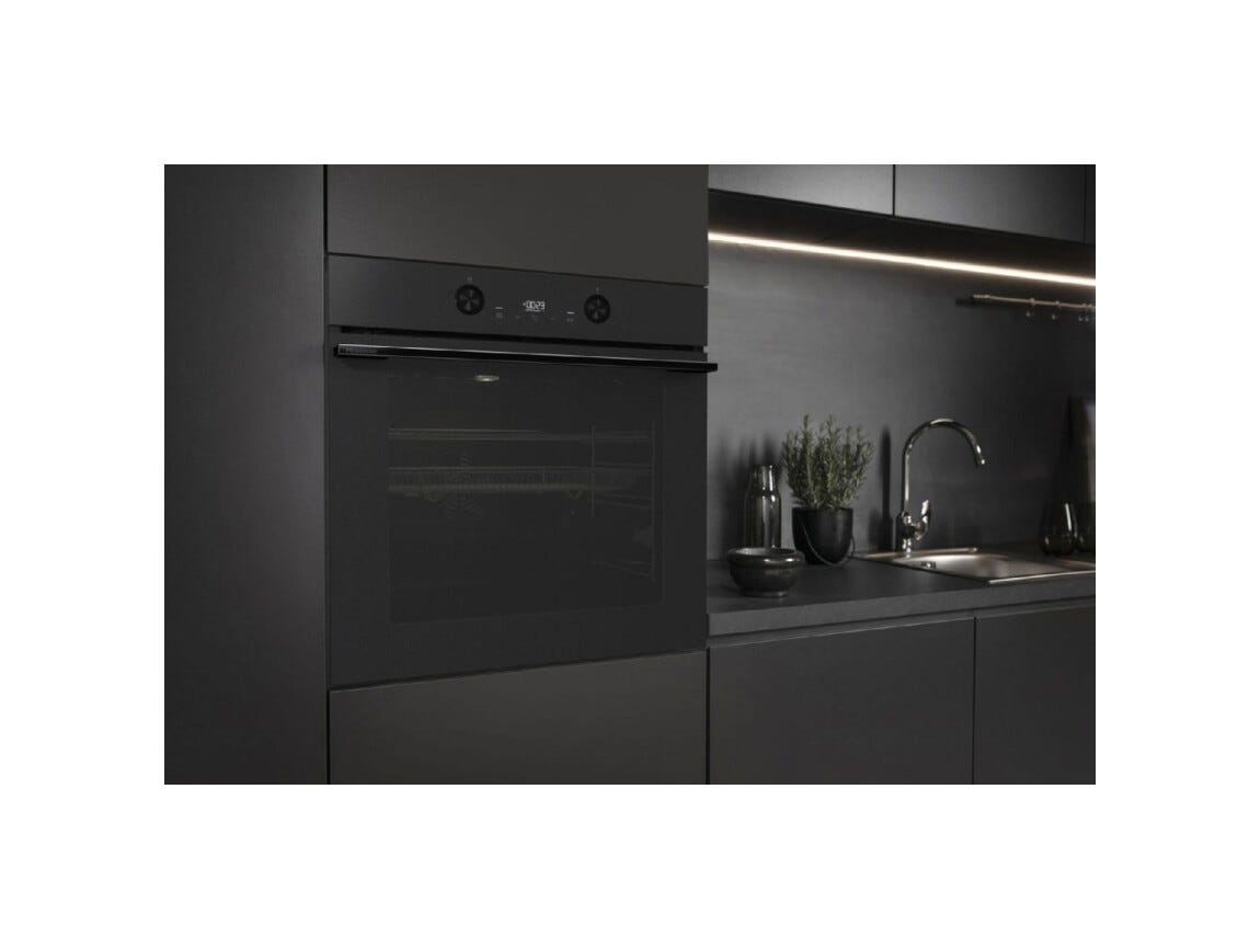 Hisense BI64223EPMB Hi4 Forno da incasso cm. 60, capacità 78 litri, Air Fry, Pizza 300°C, pirolitico, nero
