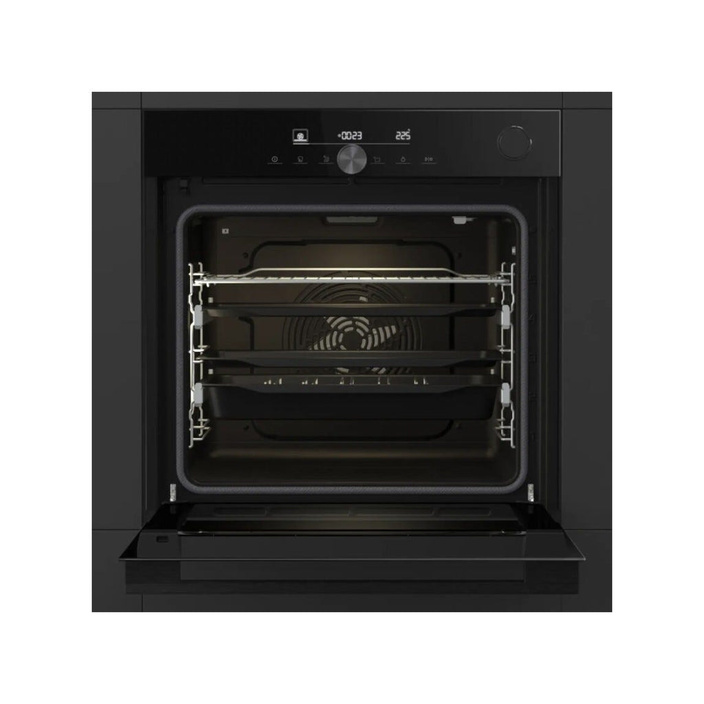 Hisense BSA6633PBG8 Hi6 Forno da incasso cm. 60, capacità 77 litri, Steam Add Plus, Air Fry Plus, 22 programmi automatici, nero