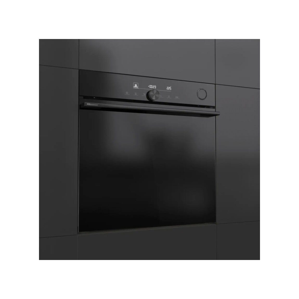Hisense BSA6633PBG8 Hi6 Forno da incasso cm. 60, capacità 77 litri, Steam Add Plus, Air Fry Plus, 22 programmi automatici, nero